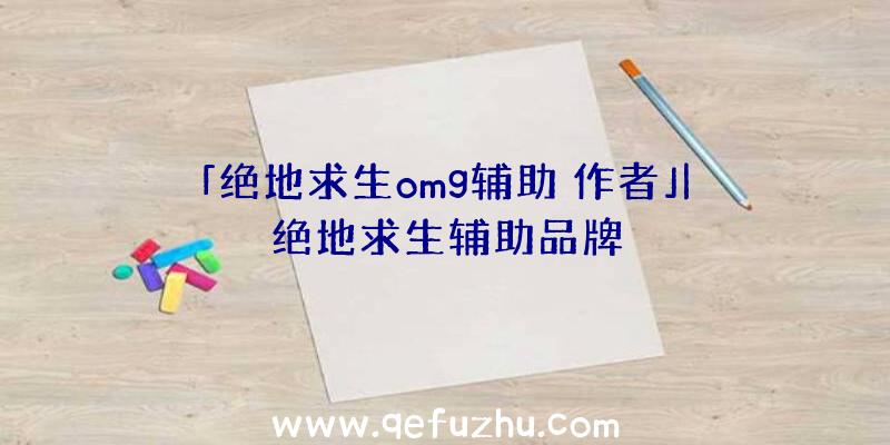 「绝地求生omg辅助